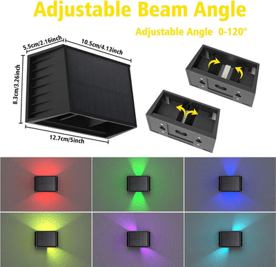 Lampe Solaire RGB Extérieure 8 Couleurs - vue 5