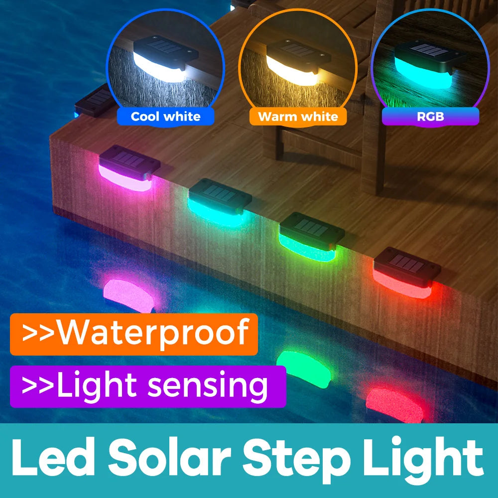 Lampe Solaire Terrasse RGB à Clipser, Étanche IP65