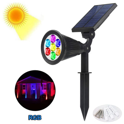 Lanterne Solaire Extérieure LED 7 LED Étanche Jardin Patio