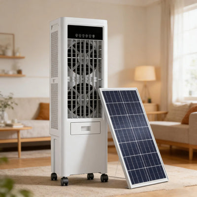 Rafraîchisseur d'Air Solaire par Évaporation 280W 50 L
