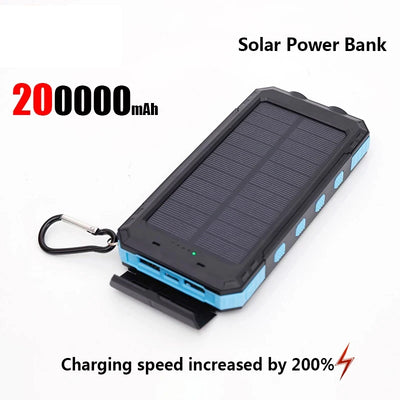 Chargeur Solaire 200000mAh Grande Capacité
