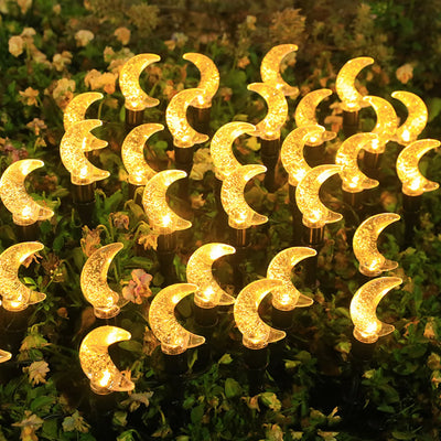 Guirlande Solaire LED Pelouse Jardin Étoile Boule Lune
