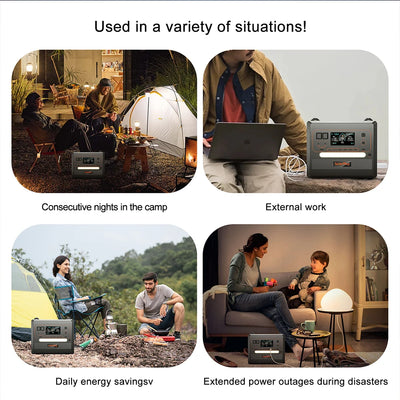 Générateur Solaire Portable LiFePO4 2400W - vue 6
