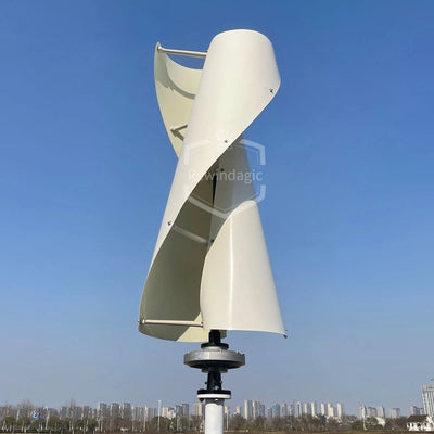 Éolienne Verticale 10 kW avec MPPT et Onduleur Hors Réseau