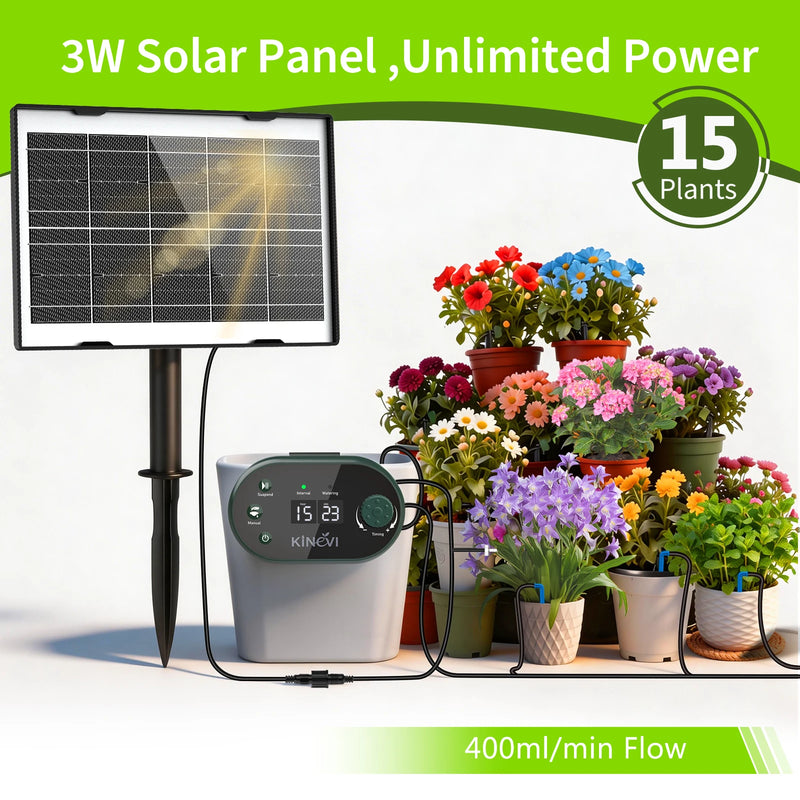 Système d'Irrigation Solaire Automatique 15 Pots