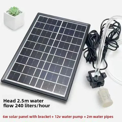 Fontaine Solaire 10 W pour Filtration de Bassin Extérieur