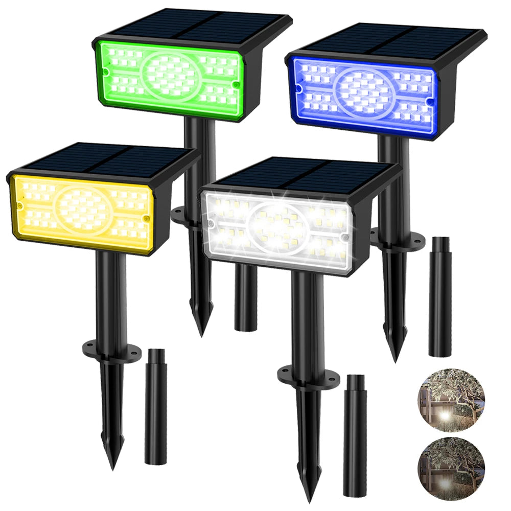 Applique murale solaire 49 LED étanche pour jardin