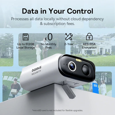 Caméra Solaire Baseus Security S1 Lite 2K IP67 FOV 135°