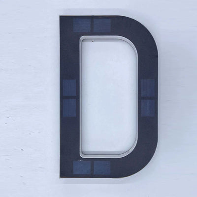 Numéro de Maison Solaire LED Rétroéclairé 12 cm Étanche