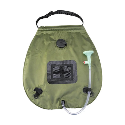 Sac de Douche Solaire 20 L Vert Kaki PVC