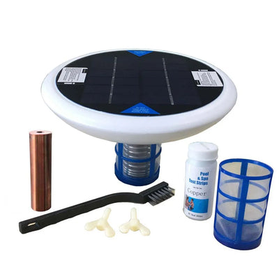 Purificateur Ioniseur Solaire Piscine Anti-Algues Eau Claire
