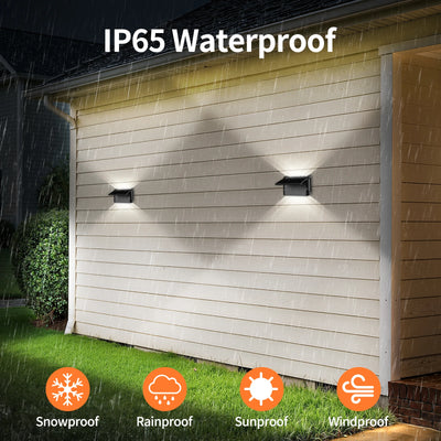 Applique Murale Solaire Intelamp 3 Teintes Haut et Bas