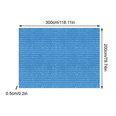 Bâche à Bulles Solaire Rectangulaire Chauffante pour Piscine