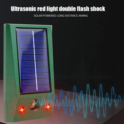 Répulsif Solaire Ultrason IP66 Rats Renards et Nuisibles