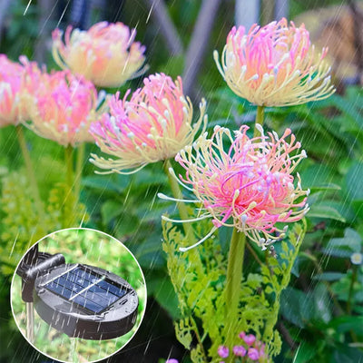 Lampe Solaire Fleur Lumineuse Décorative pour Jardin