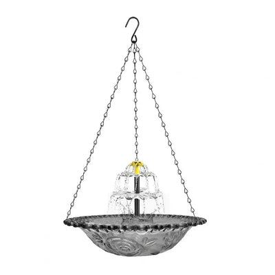Fontaine Solaire Suspendue Cascade Abreuvoir pour Colibris