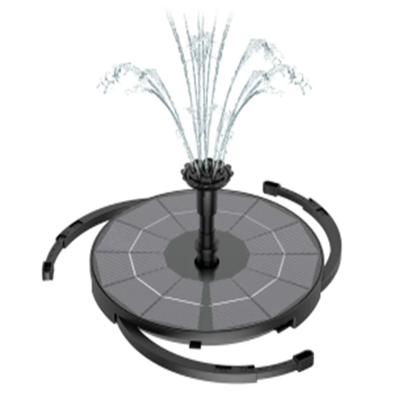 Pompe à eau solaire 3,5W fontaine flottante pour jardin