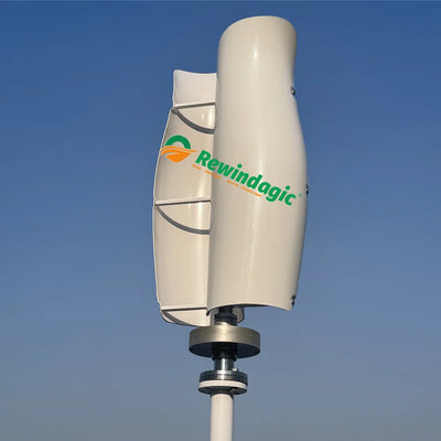 Éolienne Verticale 5000W à 10 kW MPPT Hybride et Onduleur