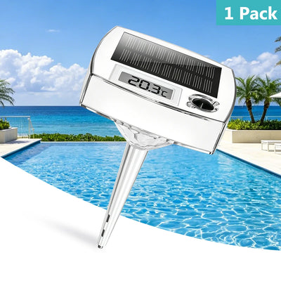 Thermomètre Solaire de Piscine Flottant LED IP68