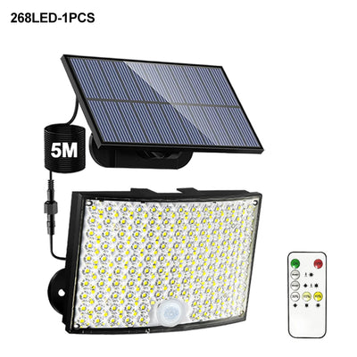 Applique Murale Solaire Extérieur 400 LED avec Télécommande