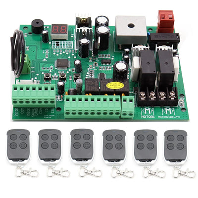 Panneau de Commande Portail Battant Solaire 24V Télécommande