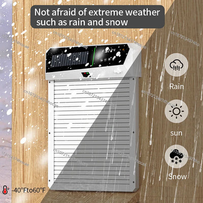 Porte Automatique de Poulailler Solaire Enroulable Détection de Lumière