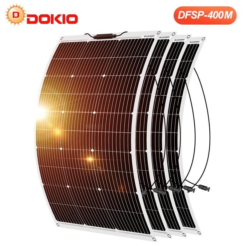 Panneau Solaire Flexible Monocristallin 400W Camping Camping-Car