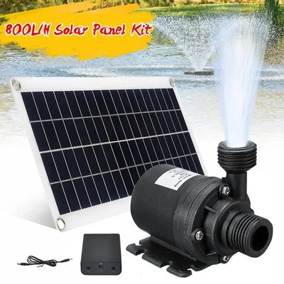 Kit Fontaine Solaire 800 L/h avec Pompe sans Balais