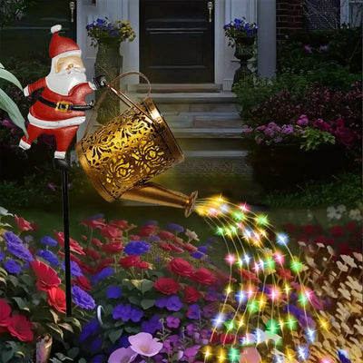 Lanterne Solaire Arrosoir Vintage LED Étanche Noël