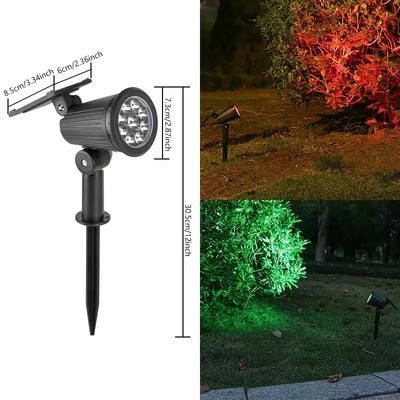 Projecteur Solaire Extérieur 9 LED Orientable à Piquet IP65