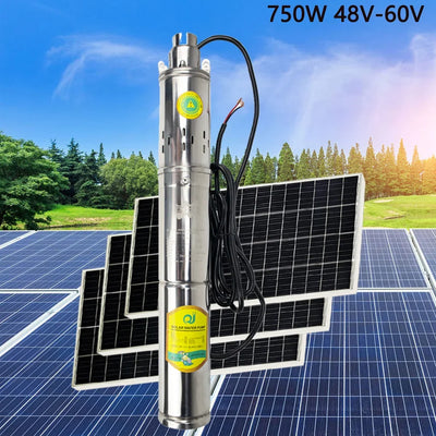 Pompe à Eau Solaire Submersible de Puits et Forage