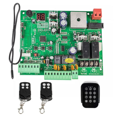 Carte de Commande Portail Battant Solaire 12V 24V
