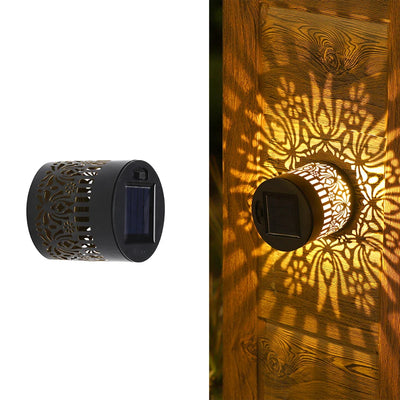 Lampe Murale Solaire Projecteur Étanche Jardin Terrasse Allée