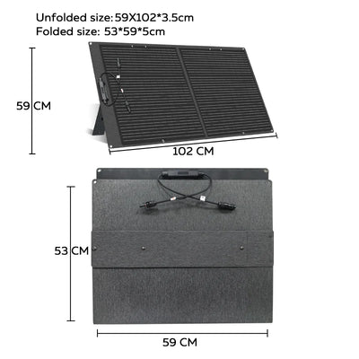 Panneau Solaire Pliable Portable 100W