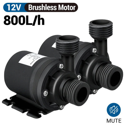 Pompe Solaire Submersible Sans Balais 800 L/h 12V 5 m