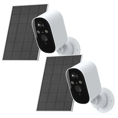 Caméra Solaire WiFi 1080P Étanche Détection Humaine PIR