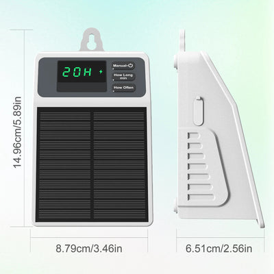 Goutteurs du système d'irrigation solaire automatique