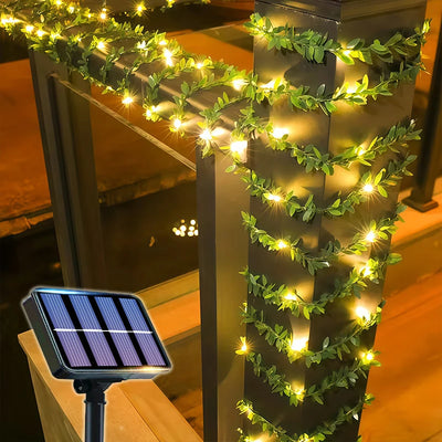 Guirlande Solaire Extérieur Lierre Artificiel 50 à 150 LED