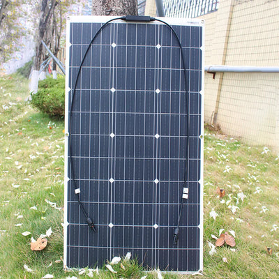 Panneau Solaire Flexible 12V Monocristallin Étanche