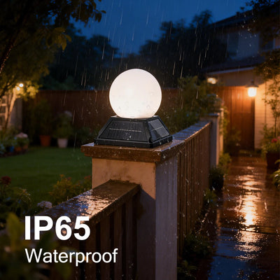 Lampe Solaire Colonne Jardin IP65 Télécommande 3 Couleurs