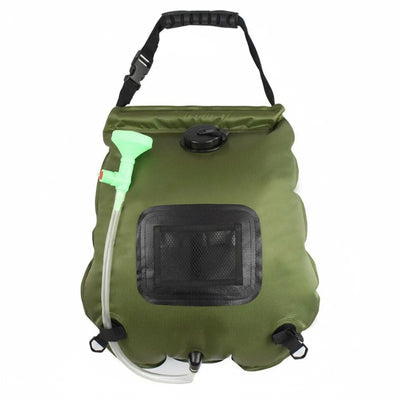 Douche Solaire Nomade Pliable avec Robinet Rotatif