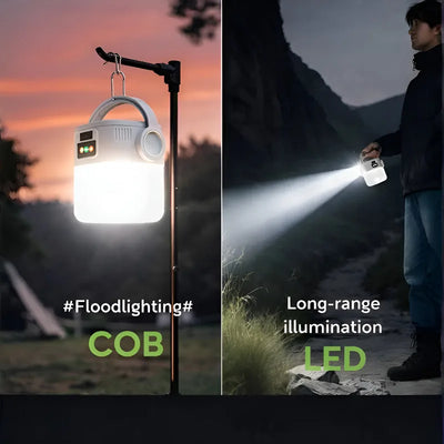 Lampe Solaire Camping Rechargeable USB Portable Étanche