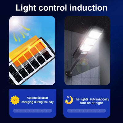 Projecteur Solaire Puissant Détecteur de Mouvement Extérieur