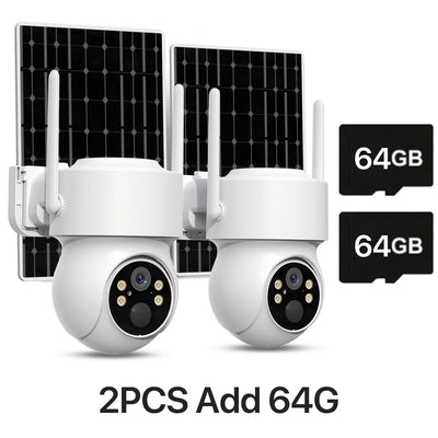 Caméra Solaire WiFi Extérieure PTZ - vue 9