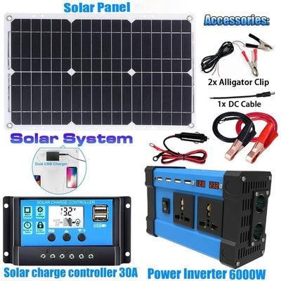 Kit Solaire Complet Onduleur 6000W
