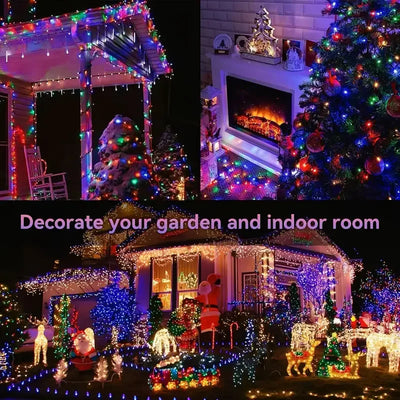 Décoration Solaire Noël Extérieur Étanche pour Jardin