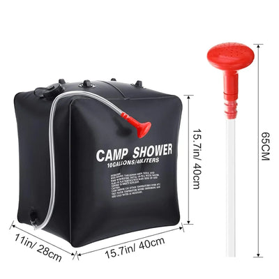 Sac de Douche Solaire 20L 40L pour Camping