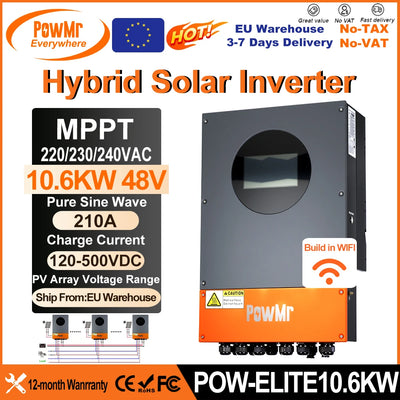 Onduleur Solaire Hybride 10,6 kW 48V MPPT