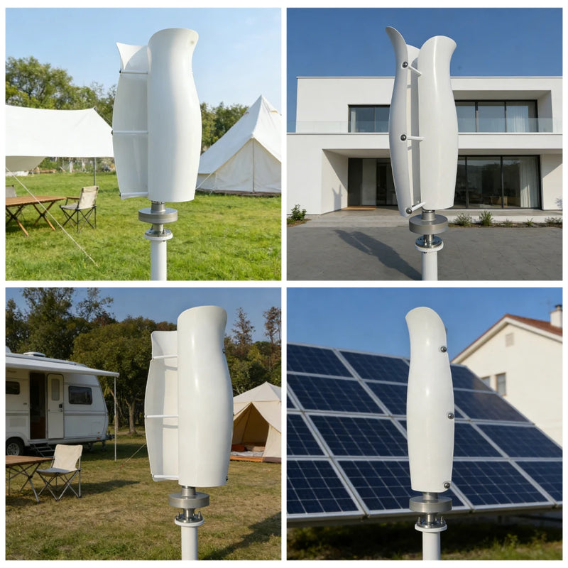 Éolienne Verticale 5000W Aimant Permanent Basse Vitesse
