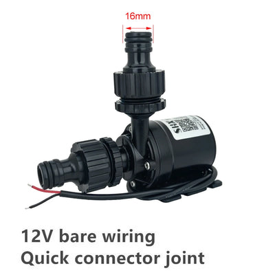 Pompe Solaire Submersible 12V 24V 800 L/h Ultra Silencieuse